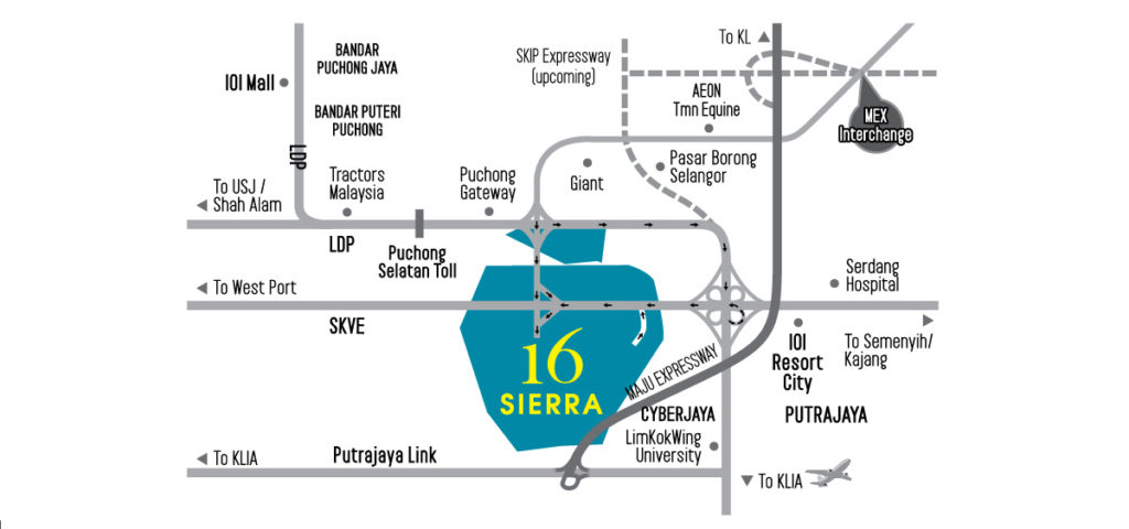 16 sierra puchong south location