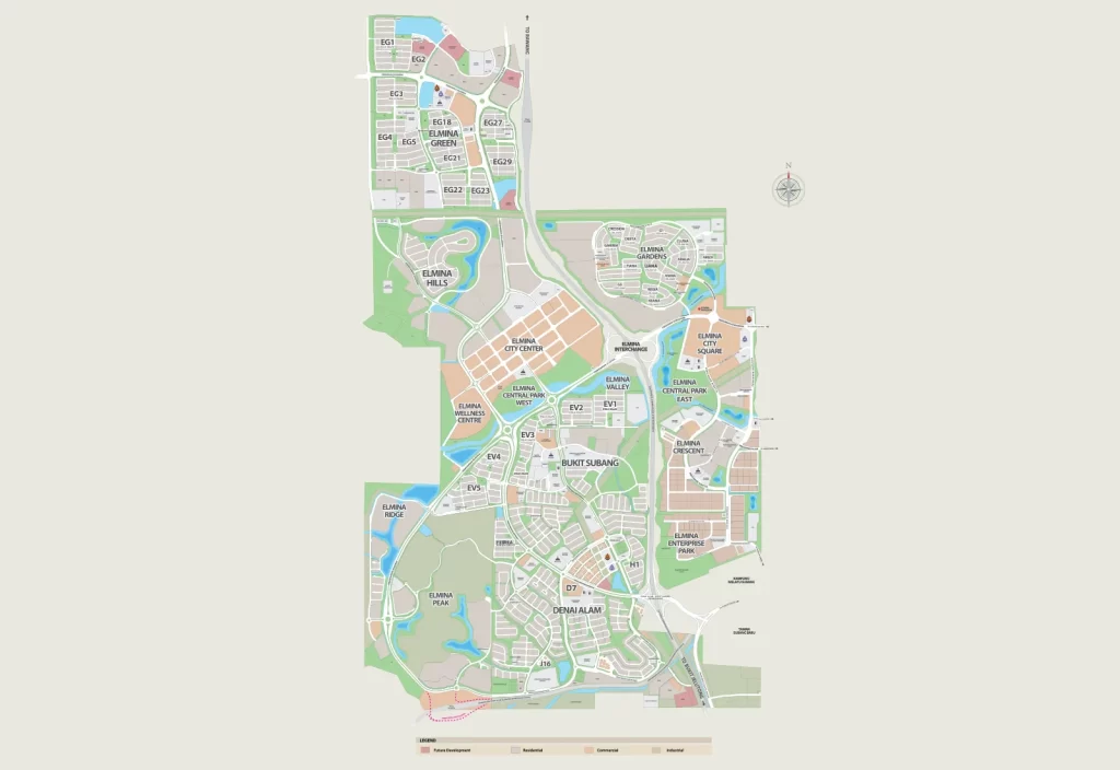 CIty of Elmina Map